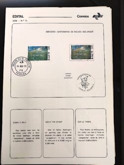 Edital 1978 15 Helios Seelinger Arte Pintura Com Selo CPD PB