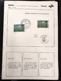 Edital 1978 15 Helios Seelinger Arte Pintura Com Selo CPD SP