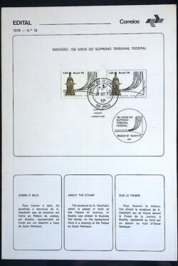 Edital 1978 19 STF Direito Constituição Com Selo CPD SP
