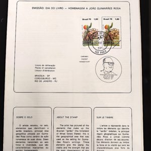 Edital 1978 24 João Guimarães Rosa Literatura Cacto Com Selo CPD SP