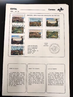 Edital 1978 25 Paisagem Pintura Com Selo CPD PB