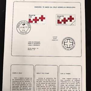 Edital 1978 28 Cruz Vermelha Saúde Com Selo CPD PB