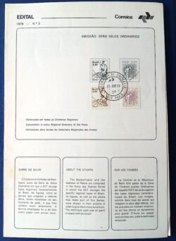 Edital 1979 03 Recursos Econômicos Economia Trabalho Com Selo CPD SP