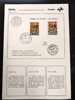 Edital 1979 05 Dia do Livro João Bolinha Com Selo CPD CBC PB