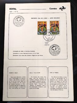 Edital 1979 05 Dia do Livro João Bolinha Com Selo CPD CBC SP