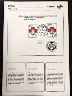 Edital 1979 09 Congresso de Cardiologia Carlos Chagas Saúde Com Selo CPD Bauru