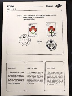 Edital 1979 09 Congresso de Cardiologia Carlos Chagas Saúde Com Selo CPD PB