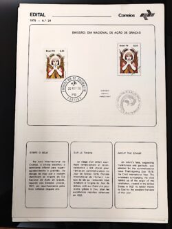 Edital 1979 24 Ação de Graças Com Selo CPD PB