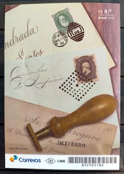 B 214 Bloco Carimbos do Imperio Servico Postal 2019