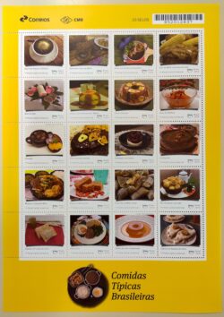 C 3852 Selo Comidas Tipicas Brasileiras Gastronomia Culinaria 2019 Folha