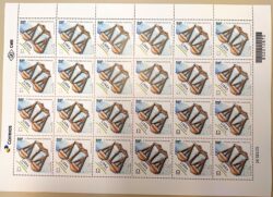 C 3850 Selo Signos do Zodiaco Libra 2019 Folha