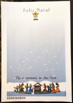 Cod 051A AEROGRAMA NATAL Presépio 2004