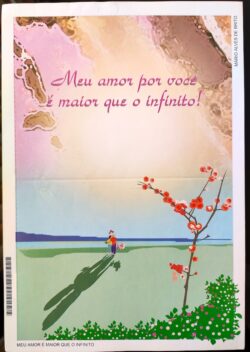 Cod 0106 AEROGRAMA NAMORADO MEU AMOR MAIOR INFINITO 2001