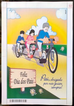 Cod 0126 AEROGRAMA PAI FELIZ DIA DOS PAIS 2003