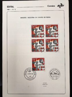 Edital 1980 02 Industria Carvão de Pedra Energia Com Selo CPD PB