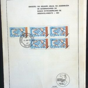 Edital 1980 04 Banco Interamericano Desenvolvimento Economia Com Selo CPD SP