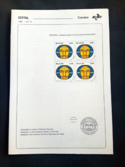 Edital 1980 06 Televisão Brasileira Comunicação Sem Selo