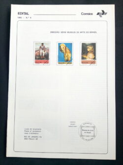 Edital 1980 08 Museus Arte Brasil Pintura Sem Selo