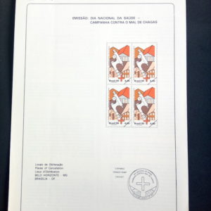 Edital 1980 16 Mal De Chagas Microscópio Saúde Sem Selo