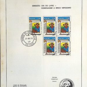 Edital 1980 23 Erico Verissimo Literatura Com Selo CPD SP