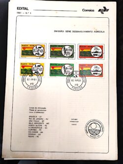 Edital 1981 01 Desenvolvimento Agrícola Economia Com Selo CPD PB