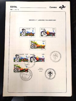 Edital 1981 02 Jamboree Escotismo Com Selo CPD E CBC RS