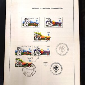 Edital 1981 02 Jamboree Escotismo Com Selo CPD E CBC RS