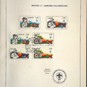 Edital 1981 02 Jamboree Escotismo Com Selo CPD SP