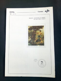 Edital 1981 04 Felix Emile Taunay Sem Selo