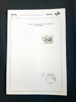 Edital 1981 06 Lima Barreto Literatura Sem Selo