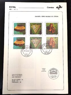Edital 1981 07 Museus de Ciencia Com Selo CPD SP
