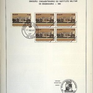 Edital 1981 15 Instituto Militar Engenharia IME Educação Com Selo CPD SP