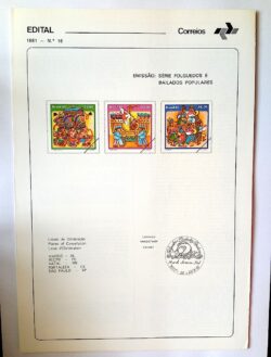 Edital 1981 16 Bailados Populares Festa Música Sem Selo