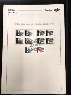 Edital 1981 17 Recursos Economicos Abacaxi Caju Com Selo CPD SP