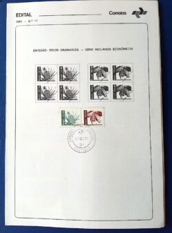 Edital 1981 17 Recursos Economicos Abacaxi CajuCom Selo CPD DF