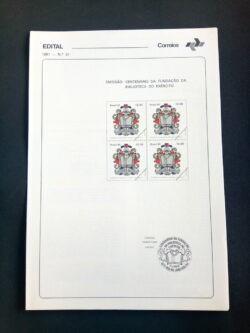 Edital 1981 31 Biblioteca Exército Educação Militar Sem Selo