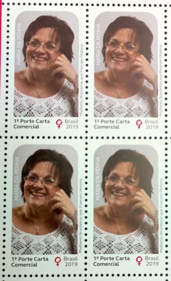 C 3873 Selo Mulheres Brasileiras Que Fizeram Historia Maria da Penha Direitos da Mulher 2019 Quadra