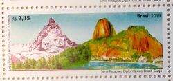 C 3875 Selo Relacoes Diplomaticas Brasil Suica 2019