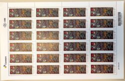 C 3877 Selo Relacoes Diplomaticas Brasil Finlandia Arte 2019 Folha