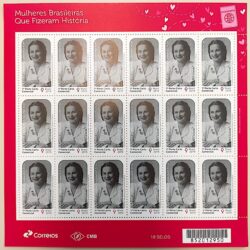 C 3878 Selo Mulheres Brasileiras Que Fizeram Historia Aracy Guimarães Rosa 2019 Folha