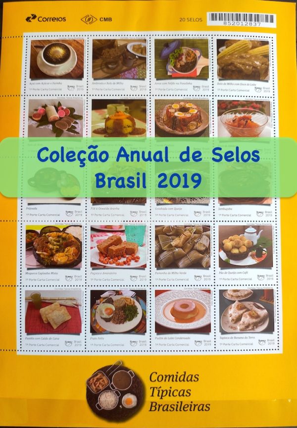 Colecao Anual de Selos do Brasil 2019 1 CAPA