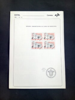 Edital 1982 12 Curso De Museologia Museu Sem Selo