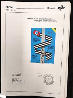 Edital 1982 17 Revolucao Constitucionalista Sem Selo Bloco