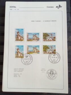 Edital 1982 18 Barroco Mineiro Arquitetura Igreja Com Selo CPD SP