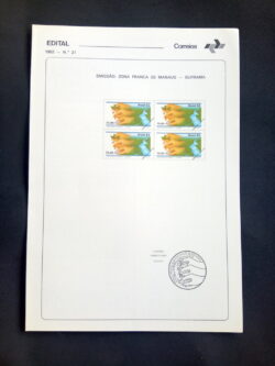 Edital 1982 21 Suframa Zona Franca de Manaus Sem Selo
