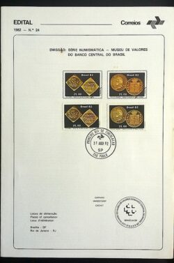 Edital 1982 24 Banco Central Com Selo CPD SP