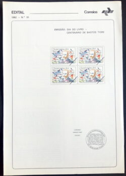 Edital 1982 30 Bastos Tigre Literatura Sem Selo