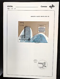 Edital 1982 37 Brasiliana Com Selo CPD SP
