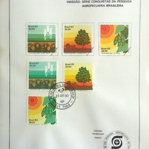 Edital 1983 07 Pesquisa Agropecuária Economia Com Selo CPD SP