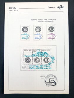 Edital 1983 18 140 Anos Olho De Boi Sem Selo